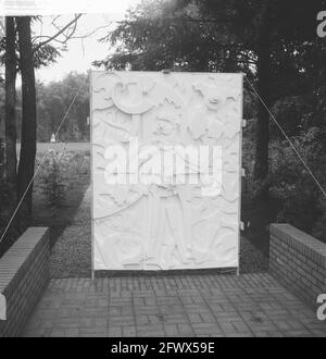 Giardino di apertura scultura Museo Kroller Moller, 3 giugno 1961, aperture, Paesi Bassi, foto agenzia stampa del xx secolo, notizie da ricordare, documentario, fotografia storica 1945-1990, storie visive, Storia umana del XX secolo, che cattura momenti nel tempo Foto Stock