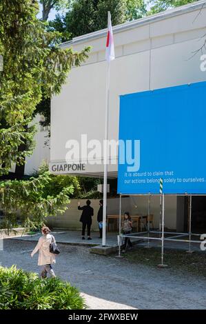 Padiglione Giapponese. 17° Biennale di architettura Venezia, Venezia, Italia. Architetto: Vari, 2021. Foto Stock