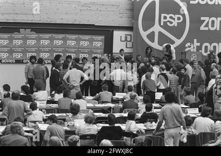 Congresso PSP a Utrecht, feroci discussioni durante il congresso, 29 giugno 1985, conferenze, partiti politici, Paesi Bassi, 20 ° secolo di stampa ag Foto Stock