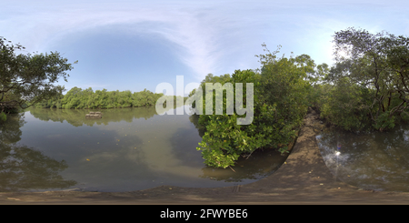 Visualizzazione panoramica a 360 gradi di Santuario degli uccelli del Dr. Salim Ali