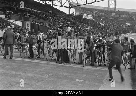 Revanches of World Championships in cycling in Olympic Stadium, Amsterdam, 20 agosto 1970, WIELRENNEN, Campionati del mondo, Paesi Bassi, foto agenzia stampa del XX secolo, notizie da ricordare, documentario, fotografia storica 1945-1990, storie visive, Storia umana del XX secolo, che cattura momenti nel tempo Foto Stock