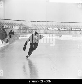 La squadra russa di pattinare ha avuto il giorno di riposo, 20 gennaio 1966, pattinaggio, sport, I Paesi Bassi, foto agenzia stampa del XX secolo, notizie da ricordare, documentario, fotografia storica 1945-1990, storie visive, Storia umana del XX secolo, che cattura momenti nel tempo Foto Stock