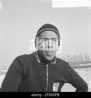 La squadra russa di pattinare ha avuto il giorno di riposo, Eddy Verheyen (capo), 20 gennaio 1966, pattinaggio di velocità, Sport, Paesi Bassi, foto agenzia stampa del XX secolo, notizie da ricordare, documentario, fotografia storica 1945-1990, storie visive, Storia umana del XX secolo, che cattura momenti nel tempo Foto Stock