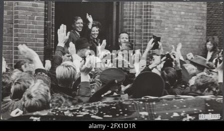 casa reale, principesse, principi, visite, pubblico, Beatrix, principessa, Claus, principe, casa di provincia, 9 settembre 1965, visite, casa reale, principi, Principesse, pubblico, Paesi Bassi, foto agenzia stampa del XX secolo, notizie da ricordare, documentario, fotografia storica 1945-1990, storie visive, Storia umana del XX secolo, che cattura momenti nel tempo Foto Stock