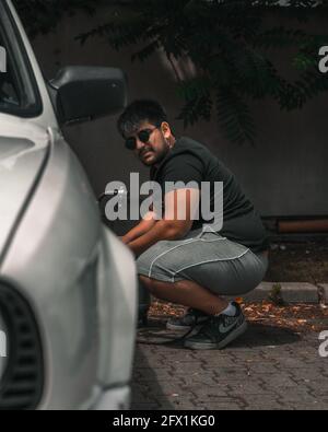 BMW E30 320i (1989) Foto Stock