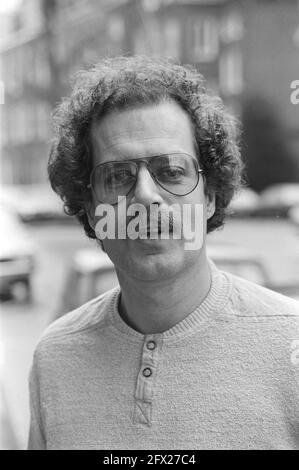 Leo Jacobs, caporedattore City radio Amsterdam, titolo, 13 marzo 1980, Chief Editor, I Paesi Bassi, foto agenzia stampa del XX secolo, notizie da ricordare, documentario, fotografia storica 1945-1990, storie visive, Storia umana del XX secolo, che cattura momenti nel tempo Foto Stock