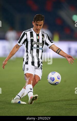 Bologna, 23 maggio 2021. Paulo Dybala di Juventus durante la serie A match a Renato Dall'Ara, Bologna. L'immagine di credito dovrebbe essere: Jonathan Moscop / Sportimage Foto Stock