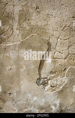 Grigio cemento irregolare della parete sfondo texture. Grigio vecchio muro di cemento per sfondo astratto. Foto Stock