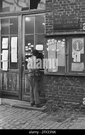 I lavoratori del metallo occupano la fabbrica in Belgio, 1 giugno 1967, i lavoratori, le occupazioni, Fabbriche, Paesi Bassi, foto agenzia stampa del XX secolo, notizie da ricordare, documentario, fotografia storica 1945-1990, storie visive, Storia umana del XX secolo, che cattura momenti nel tempo Foto Stock