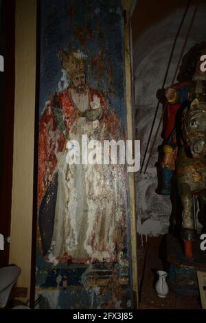 Sardegna, chiesa campestre San Gavino, Viddalba, Sardegna Foto Stock