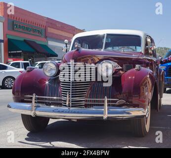 1940 60 Cadillac auto d'epoca speciale con parcheggio. Foto Stock