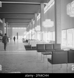 De Doelen a Rotterdam, passerella e foyer, 11 maggio 1966, foyers, passerelle, I Paesi Bassi, foto agenzia stampa del XX secolo, notizie da ricordare, documentario, fotografia storica 1945-1990, storie visive, Storia umana del XX secolo, che cattura momenti nel tempo Foto Stock