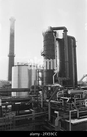 Punto basso finanziario a Hoogovens. Immagine dell'area industriale di Velzen-North, 6 gennaio 1982, HOOGOVENS, aree industriali, I Paesi Bassi, foto agenzia stampa del XX secolo, notizie da ricordare, documentario, fotografia storica 1945-1990, storie visive, Storia umana del XX secolo, che cattura momenti nel tempo Foto Stock