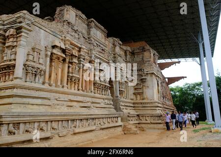 Sri Lanka Polonnaruwa - Casa di immagini di Thivanka - Thivanka Pilimage Foto Stock