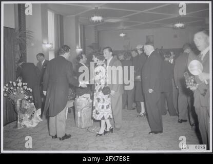 Collezione Collezione di fotografie Netherlands Government Information Service, foto numero 156-0188, 1956, Paesi Bassi, foto agenzia stampa del XX secolo, notizie da ricordare, documentario, fotografia storica 1945-1990, storie visive, Storia umana del XX secolo, che cattura momenti nel tempo Foto Stock