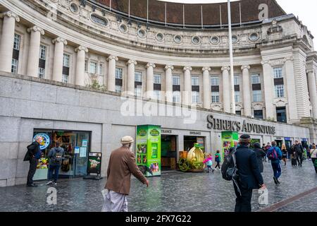 Londra. Regno Unito- la popolare attrazione Shrek's Adventure nel Riverside Building riapre per i visitatori come il paese emerge dal blocco Covid-19. Foto Stock