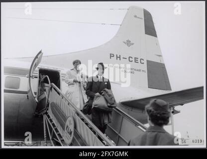 Collezione Collezione di fotografie Netherlands Government Information Service, foto numero 156-0319, 1956, Paesi Bassi, foto agenzia stampa del XX secolo, notizie da ricordare, documentario, fotografia storica 1945-1990, storie visive, Storia umana del XX secolo, che cattura momenti nel tempo Foto Stock