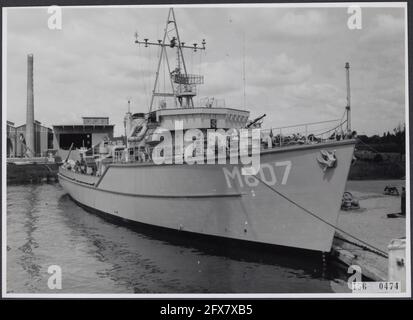 Collezione Collezione di fotografie Netherlands Government Information Service, foto numero 156-0474, 1956, Paesi Bassi, foto agenzia stampa del XX secolo, notizie da ricordare, documentario, fotografia storica 1945-1990, storie visive, Storia umana del XX secolo, che cattura momenti nel tempo Foto Stock