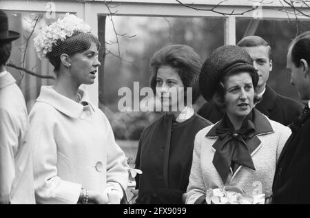 Visita ospiti reali Keukenhof (Fabiola e Baudouin, 2 maggio 1962, OSPITI, visite, I Paesi Bassi, foto agenzia stampa del XX secolo, notizie da ricordare, documentario, fotografia storica 1945-1990, storie visive, Storia umana del XX secolo, che cattura momenti nel tempo Foto Stock