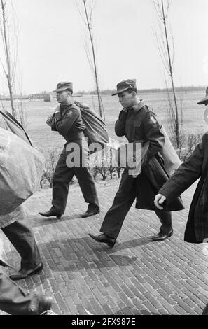 Blue Diamonds in servizio, 4 aprile 1962, iscrizione, Paesi Bassi, foto agenzia stampa del xx secolo, notizie da ricordare, documentario, fotografia storica 1945-1990, storie visive, Storia umana del XX secolo, che cattura momenti nel tempo Foto Stock