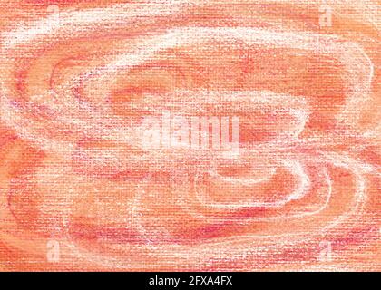 Disegno a mano con matita in tessuto di legno. Carta rosa brillante e grugnosa con trama in legno. Sfondo colorato con imitazione della superficie in legno disegnata a mano per striscioni, cartoline, volantini, poster Foto Stock