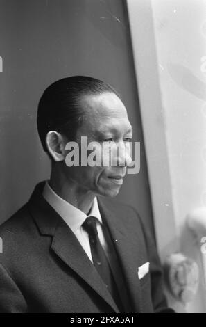 Nguyen di un in Camera dei rappresentanti . Sud vietnamita chargé d'affaires, 25 agosto 1967, Paesi Bassi, 20 ° secolo agenzia stampa foto, notizie da ricordare, documentario, fotografia storica 1945-1990, storie visive, Storia umana del XX secolo, che cattura momenti nel tempo Foto Stock