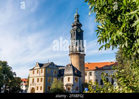 Germania, Turingia, Weimar, Schloss Weimar City Palace Foto Stock