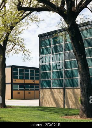 Edifici del campus dell'Illinois Institute of Technology Foto Stock