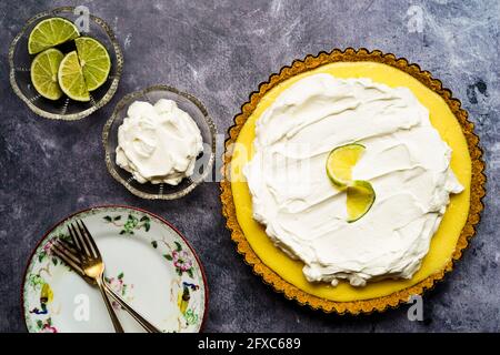 Key Lime Pie Foto Stock