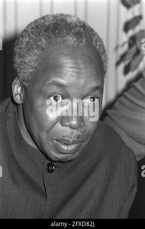 Presidente della Tanzania Nyerere, titoli, 25 novembre 1975, presidenti, I Paesi Bassi, foto agenzia stampa del XX secolo, notizie da ricordare, documentario, fotografia storica 1945-1990, storie visive, Storia umana del XX secolo, che cattura momenti nel tempo Foto Stock