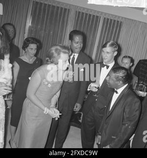 Soiree de Bonne Volonte 1963 all'Hilton Hotel di Amsterdam, 8 novembre 1963, Paesi Bassi, foto agenzia stampa del XX secolo, notizie da ricordare, documentario, fotografia storica 1945-1990, storie visive, Storia umana del XX secolo, che cattura momenti nel tempo Foto Stock