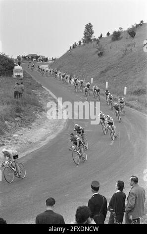 Fase 1a, Tour de France 1961 (4), Paesi Bassi, foto agenzia stampa del XX secolo, notizie da ricordare, documentario, fotografia storica 1945-1990, storie visive, Storia umana del XX secolo, che cattura momenti nel tempo Foto Stock