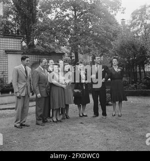 Steward Grainger cocktail party Eagle Lion, 4 luglio 1946, FESTA, Paesi Bassi, foto agenzia stampa del xx secolo, notizie da ricordare, documentario, fotografia storica 1945-1990, storie visive, Storia umana del XX secolo, che cattura momenti nel tempo Foto Stock