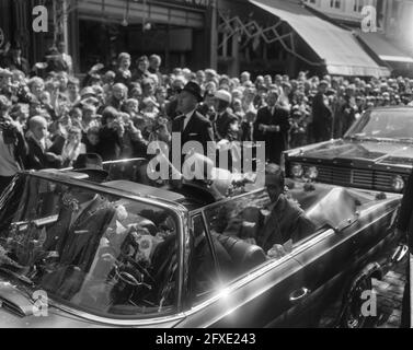 La principessa Beatrice e Claus hanno visitato Maastricht, 10 settembre 1965, visite, Paesi Bassi, foto agenzia stampa del xx secolo, notizie da ricordare, documentario, fotografia storica 1945-1990, storie visive, Storia umana del XX secolo, che cattura momenti nel tempo Foto Stock