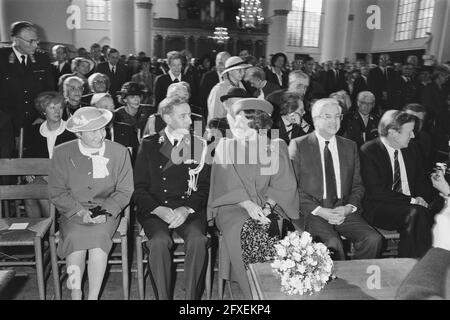 Regina Beatrice e altri, 14 marzo 1989, riunioni, anniversari, I Paesi Bassi, foto agenzia stampa del XX secolo, notizie da ricordare, documentario, fotografia storica 1945-1990, storie visive, Storia umana del XX secolo, che cattura momenti nel tempo Foto Stock