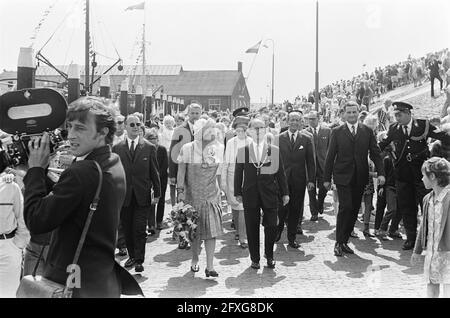 La regina Juliana visita l'Olanda del Nord, 17 giugno 1969, Queens, Paesi Bassi, foto agenzia stampa del xx secolo, notizie da ricordare, documentario, fotografia storica 1945-1990, storie visive, Storia umana del XX secolo, che cattura momenti nel tempo Foto Stock