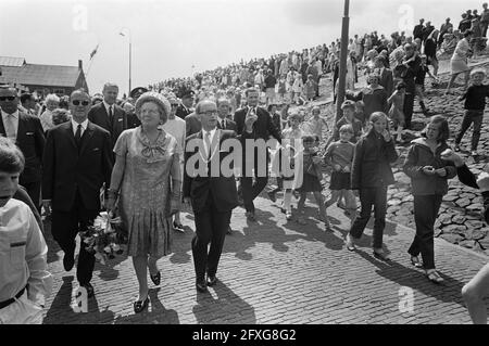 La regina Juliana visita l'Olanda del Nord, 17 giugno 1969, Queens, Paesi Bassi, foto agenzia stampa del xx secolo, notizie da ricordare, documentario, fotografia storica 1945-1990, storie visive, Storia umana del XX secolo, che cattura momenti nel tempo Foto Stock