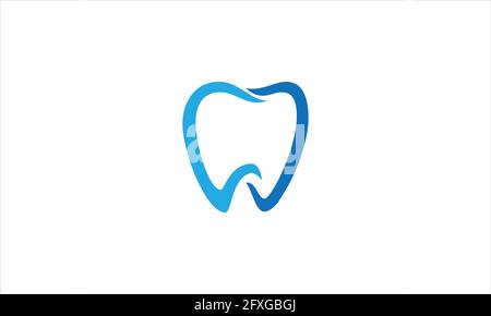 Logo dentale Template illustrazione vettoriale design icona Illustrazione Vettoriale