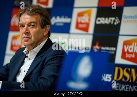 Il manager di Gent, Michel Louwagie, ha ritratto durante una conferenza stampa della squadra di calcio belga KAA Gent, giovedì 27 maggio 2021 a Gent, per presentare Emilio Fer Foto Stock