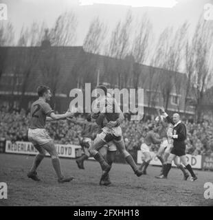 VVV contro Feyenoord Game Moments, 6 maggio 1962, sport, calcio, Paesi Bassi, foto agenzia stampa del xx secolo, notizie da ricordare, documentario, fotografia storica 1945-1990, storie visive, Storia umana del XX secolo, che cattura momenti nel tempo Foto Stock