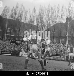 VVV contro Feyenoord Game Moments, 6 maggio 1962, sport, calcio, Paesi Bassi, foto agenzia stampa del xx secolo, notizie da ricordare, documentario, fotografia storica 1945-1990, storie visive, Storia umana del XX secolo, che cattura momenti nel tempo Foto Stock