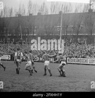 VVV contro Feyenoord Game Moments, 6 maggio 1962, sport, calcio, Paesi Bassi, foto agenzia stampa del xx secolo, notizie da ricordare, documentario, fotografia storica 1945-1990, storie visive, Storia umana del XX secolo, che cattura momenti nel tempo Foto Stock