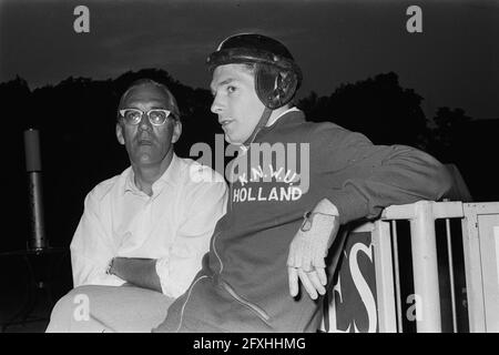 Campionati del mondo in bicicletta a Rocourt sprinters amatoriali. Piet van der Touw, 2 agosto 1963, sport, ciclismo, I Paesi Bassi, foto agenzia stampa del XX secolo, notizie da ricordare, documentario, fotografia storica 1945-1990, storie visive, Storia umana del XX secolo, che cattura momenti nel tempo Foto Stock