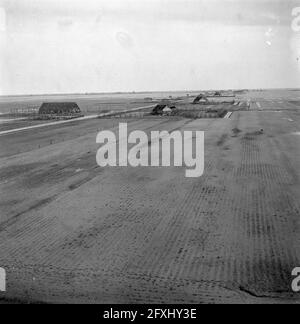 Wieringermeerpolder, 8 dicembre 1945, Paesi Bassi, foto agenzia stampa del XX secolo, notizie da ricordare, documentario, fotografia storica 1945-1990, storie visive, Storia umana del XX secolo, che cattura momenti nel tempo Foto Stock