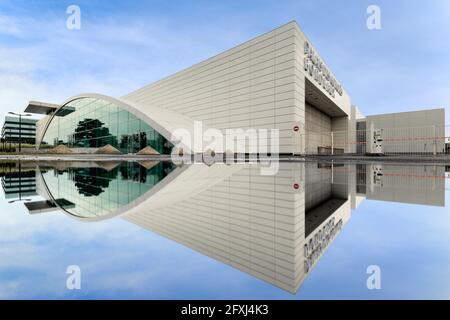FRANCIA, GIRONDE (33), BORDEAUX, PALAIS DES CONGRES DE BORDEAUX. E' UNO SPAZIO DEDICATO AL TURISMO D'AFFARI IN GRADO DI OSPITARE TUTTI I TIPI DI CORPORATE Foto Stock