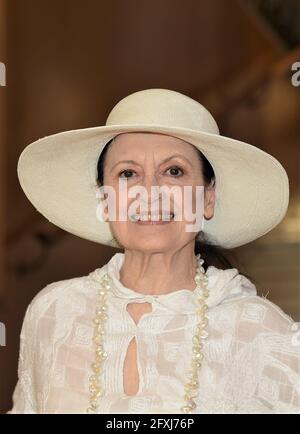 Milano, Italia. 07 luglio 2017. Milano, archivio Italia Carla Fracci nella foto: Carla Fracci in Laura Biagiotti dress Credit: Agenzia fotografica indipendente/Alamy Live News Foto Stock