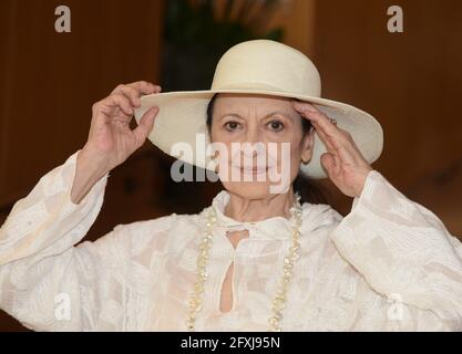 Milano, Italia. 07 luglio 2017. Milano, archivio Italia Carla Fracci nella foto: Carla Fracci in Laura Biagiotti dress Credit: Agenzia fotografica indipendente/Alamy Live News Foto Stock