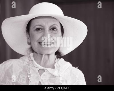 Milano, Italia. 07 luglio 2017. Milano, archivio Italia Carla Fracci nella foto: Carla Fracci in Laura Biagiotti dress Credit: Agenzia fotografica indipendente/Alamy Live News Foto Stock