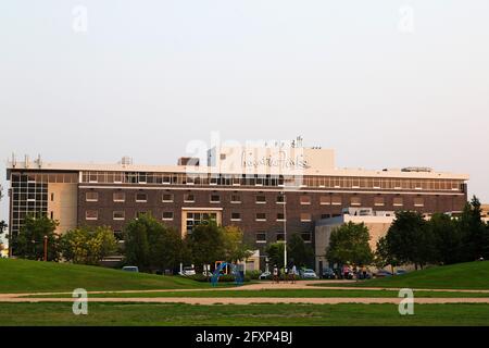 Facciata della locanda presso l'hotel Forks a Winnipeg, Canada. Foto Stock