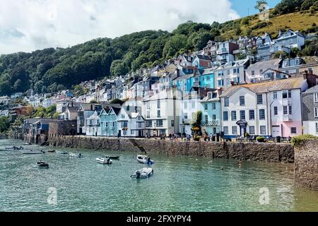 Bayard's Cove Dartmouth sul fiume Dart, Devon, Inghilterra. Foto Stock